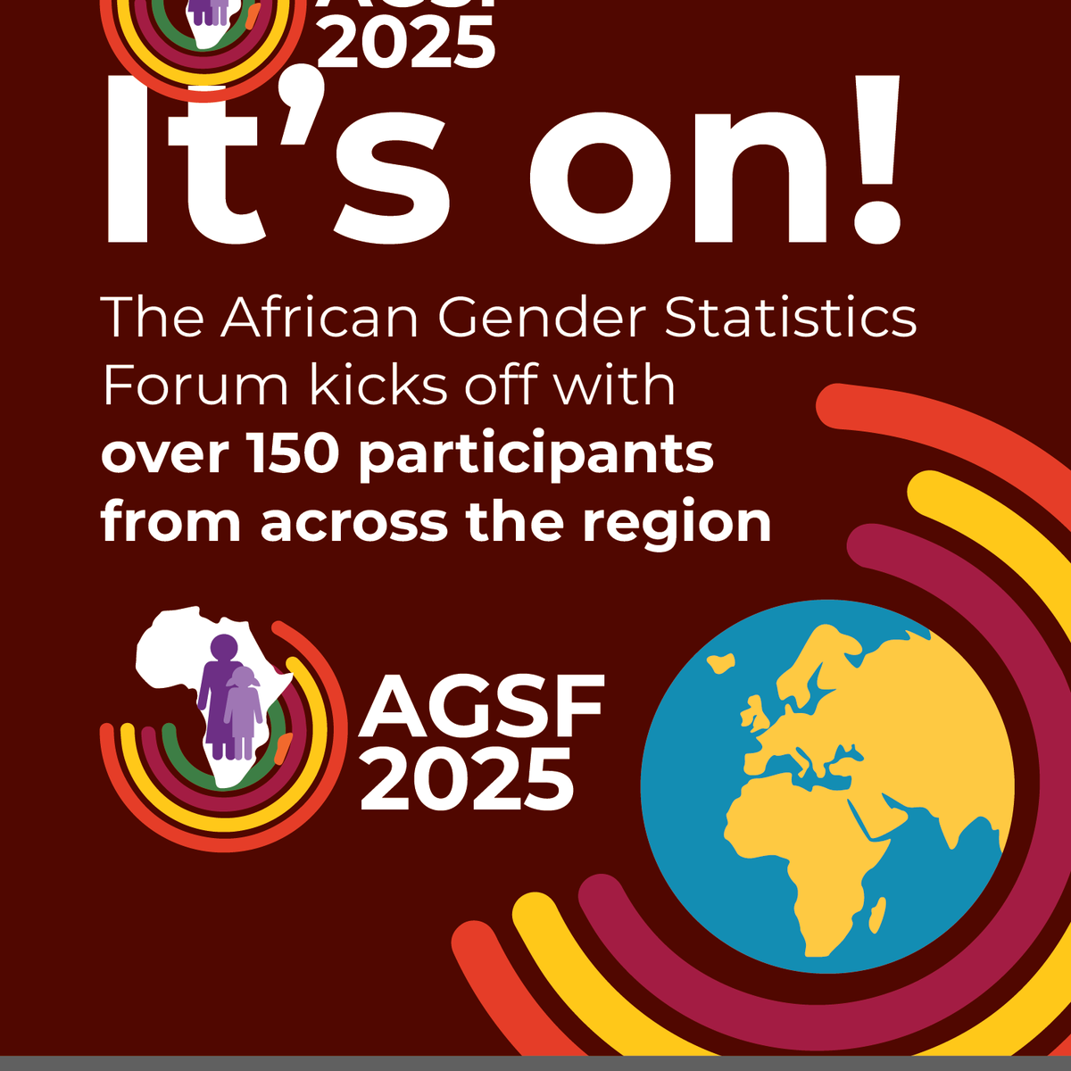 unwomenafrica's tweet photo. It's on! The African Gender Statistics Forum kicks off with over 100 participants from across the region 🌍
Join us online to discuss the data that change women's lives.
🔗 https://t.co/tS4IHSJctE
#AGSF2025 #WomenMatter #DataForEquality https://t.co/wv8vcPsW4z