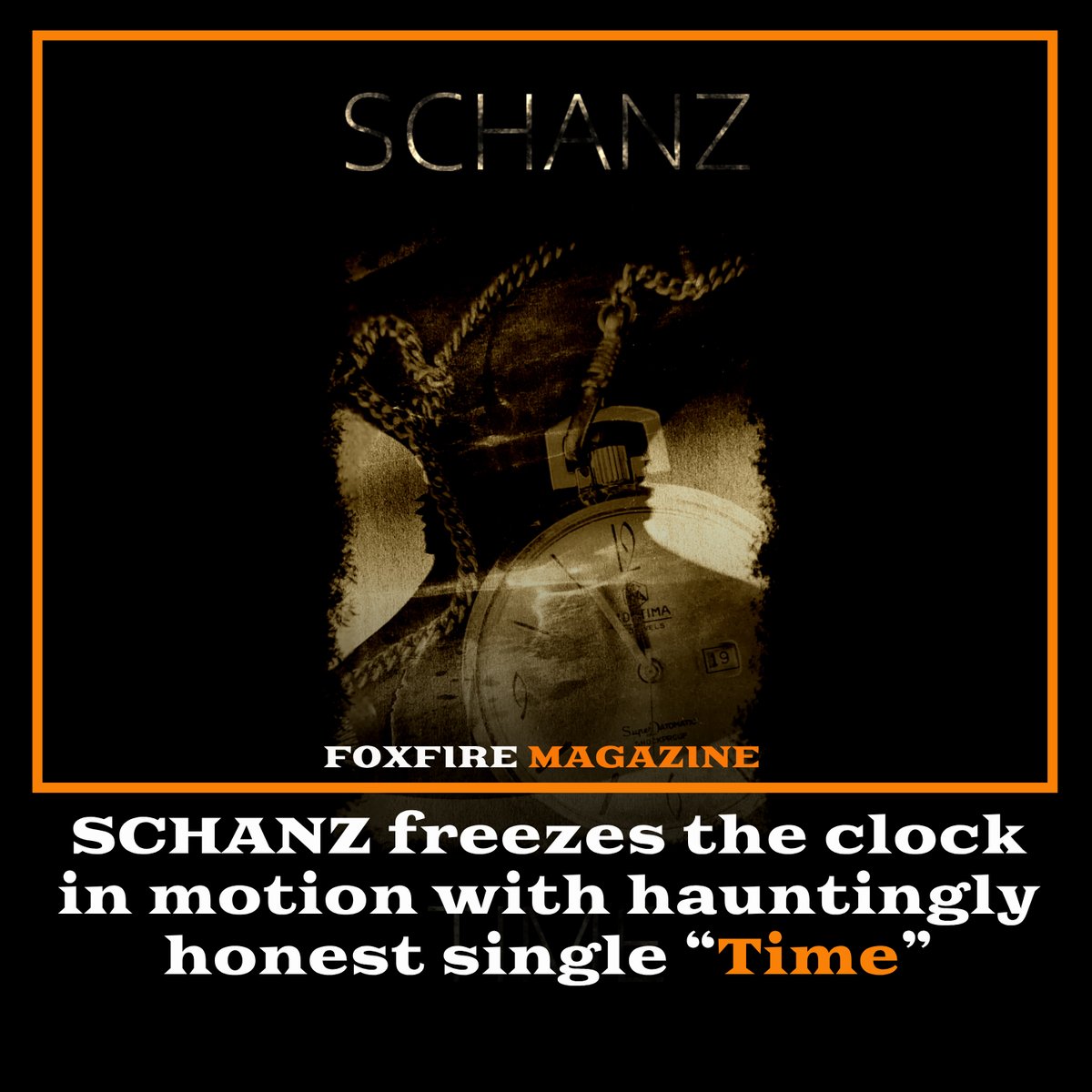 In a world that seems to be spinning ever faster, <a href="/SCHANZ/">Schanz</a> takes a moment to reflect on “Time,” the introspective second single from the album AD/2. 

more info:foxfiremagazine.com/2025/06/schanz…