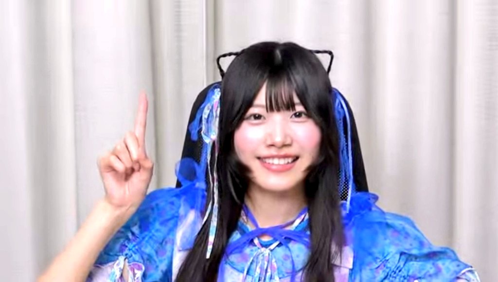 あゆちゃんKAWAII LAB. 青組オンライン特典会お疲れ様😌💓猫耳あゆ