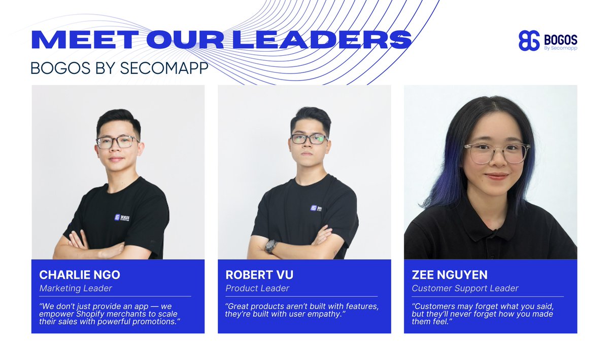 secomapp's tweet image. Meet the leaders behind @bogo_freegift 𝐛𝐲 𝐒𝐞𝐜𝐨𝐦𝐚𝐩𝐩 — the team turning bundling &amp;amp; gift offers into real growth for 50K+ Shopify merchants. 
Proud of the work, prouder of the people 💙 
#BOGOSbySecomapp #ShopifyApps