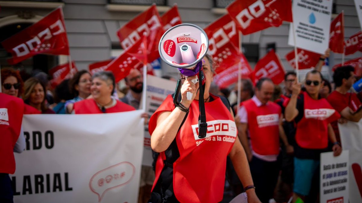 📢 Todavía no hay una propuesta que garantice la jubilación parcial del personal laboral de la Administración General del Estado.

🤷‍♂️🤷‍♀️ El acuerdo suscrito no incluye ni las vías de financiación ni un marco temporal.

➡️ fsc.ccoo.es/noticia:731001