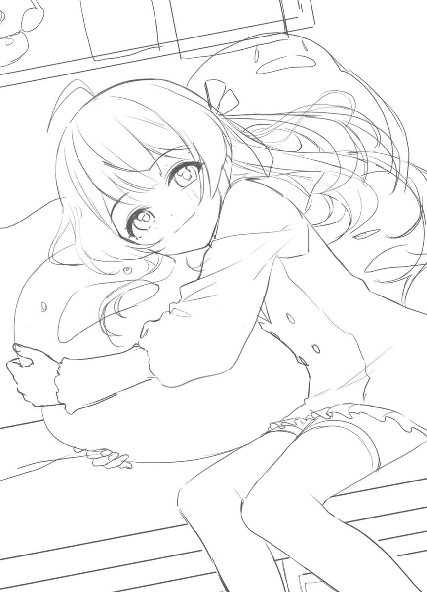 mitohas's tweet image. 最近の絵の描き方、これに落ち着いてきている
