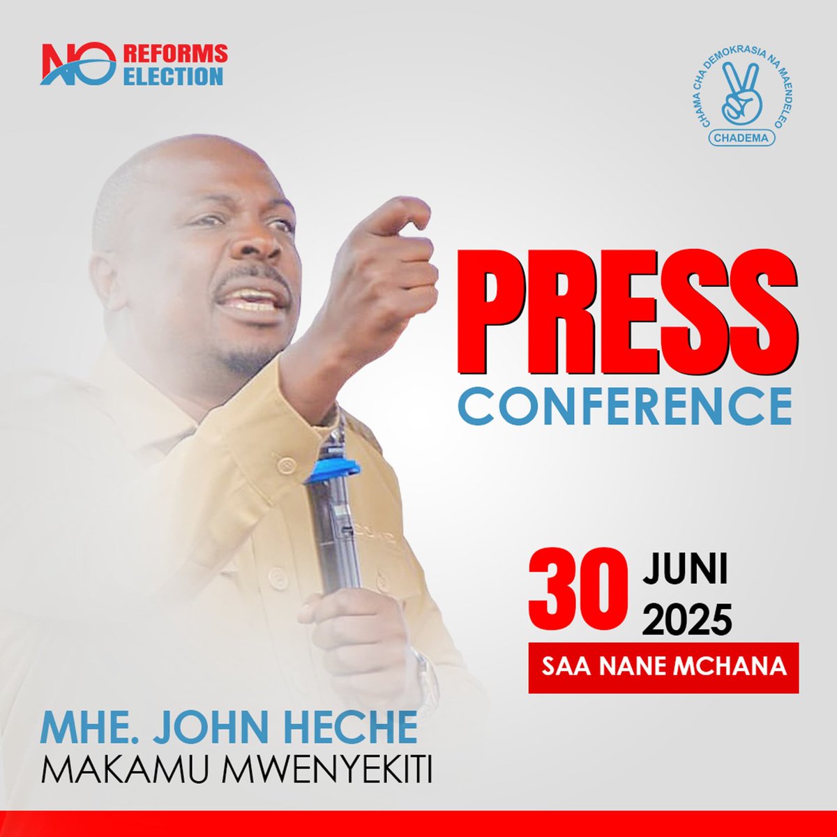 RevlineMbugi's tweet image. Makamu @HecheJohn atazungumza na watanzania.
#NRNE
