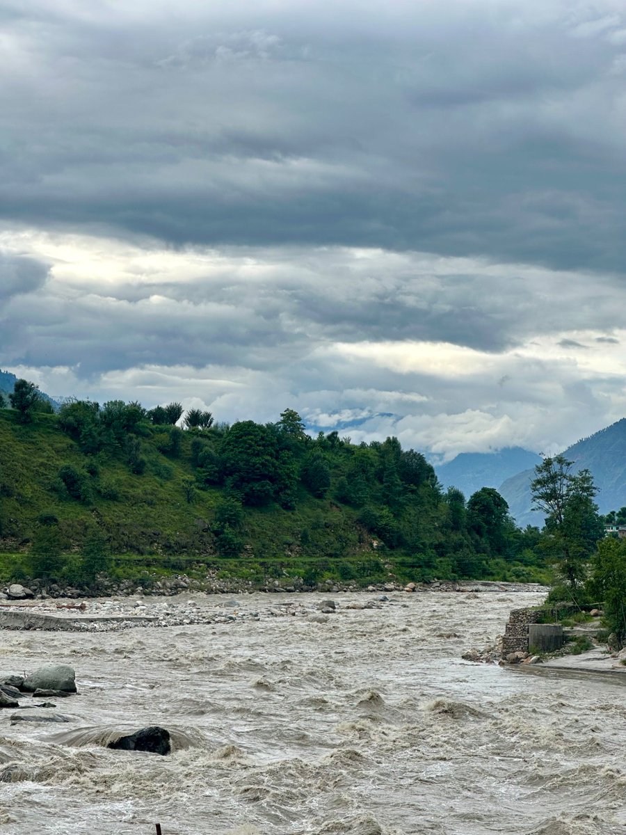 nazariyaa__'s tweet image. River Beas in its monsoon glory…fierce and free !