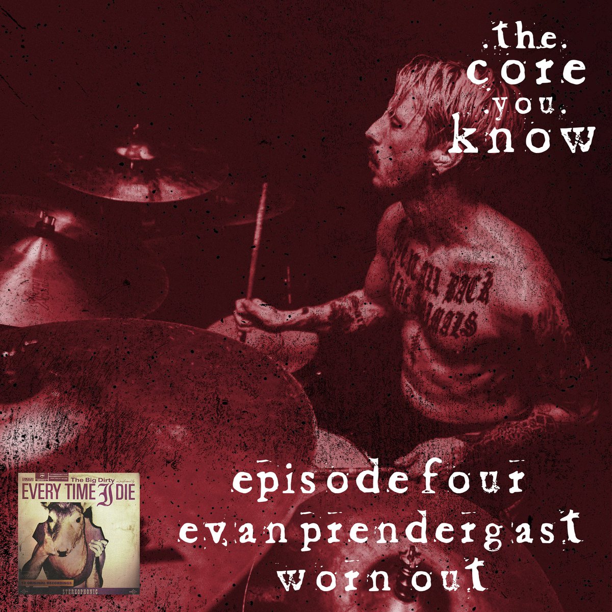 Episode Four was an absolute CORK-er and saw me chatting to the lovely <a href="/EvanInka/">Evan Prendergast</a> of <a href="/wornoutnoise/">WORN OUT</a> about Every Time I Die's album The Big Dirty! 

open.spotify.com/episode/1XrKYl…