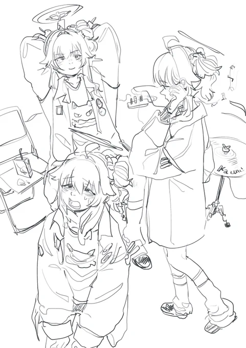 #今月描いた絵を晒そう
あ 