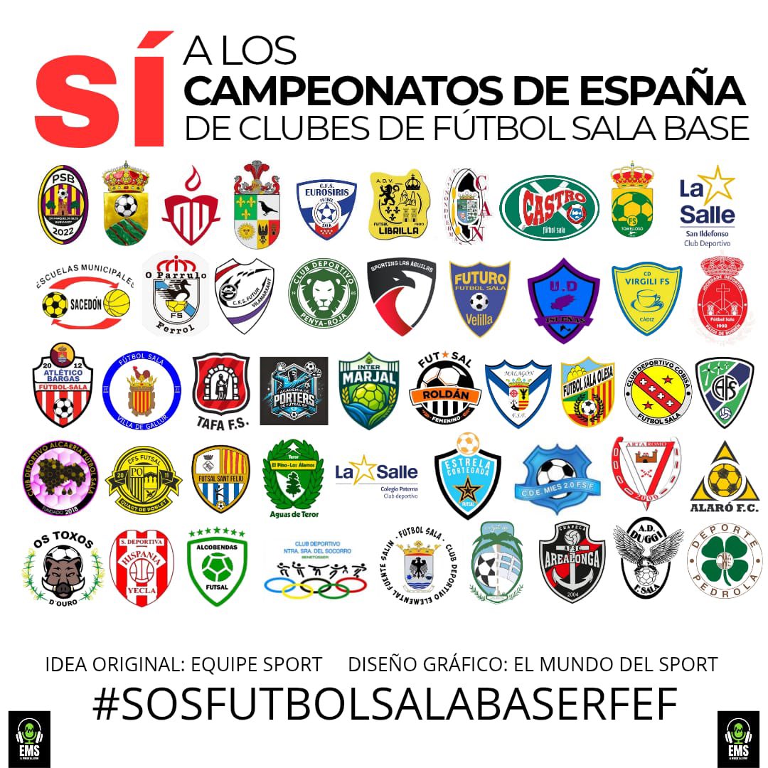 Asociación Madrileña de Clubes de Fútbol Sala tweet media