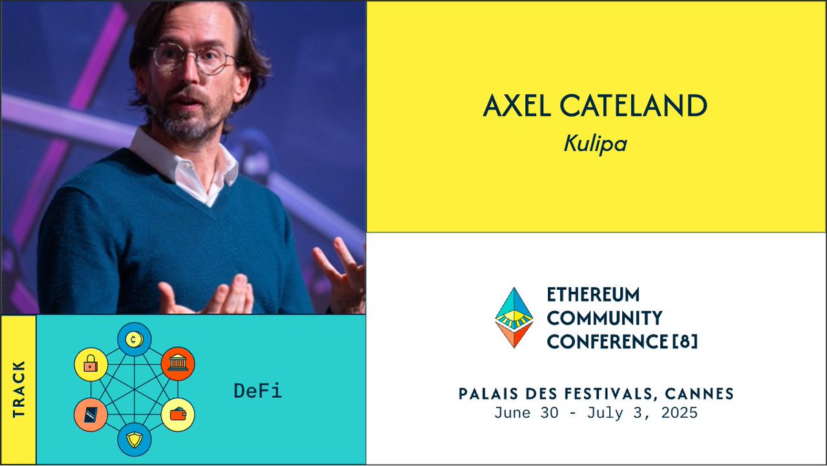 Kulipa (@kulipaxyz) on Twitter photo Kulipa's CEO, <a href="/cateland/">Axel</a>, will be speaking about the great fintech migration to stablecoin at <a href="/EthCC/">EthCC - Ethereum Community Conference</a> on Thursday July 3rd, 14:30 on Grant Stage - catch us there!
Looking forward to sharing what we're seeing at <a href="/KulipaXYZ/">Kulipa</a> and hearing from companies building in this space. Kulipa's CEO, <a href="/cateland/">Axel</a>, will be speaking about the great fintech migration to stablecoin at <a href="/EthCC/">EthCC - Ethereum Community Conference</a> on Thursday July 3rd, 14:30 on Grant Stage - catch us there!
Looking forward to sharing what we're seeing at <a href="/KulipaXYZ/">Kulipa</a> and hearing from companies building in this space.