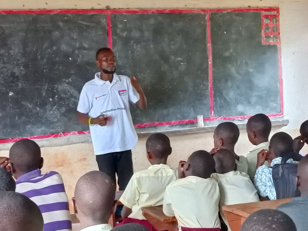 INFORMATIO43534's tweet image. School outreaches for the purpose of ending Teenage pregnancy in our country #LetsShiftNow
#LetsEndTeenageePregnancy