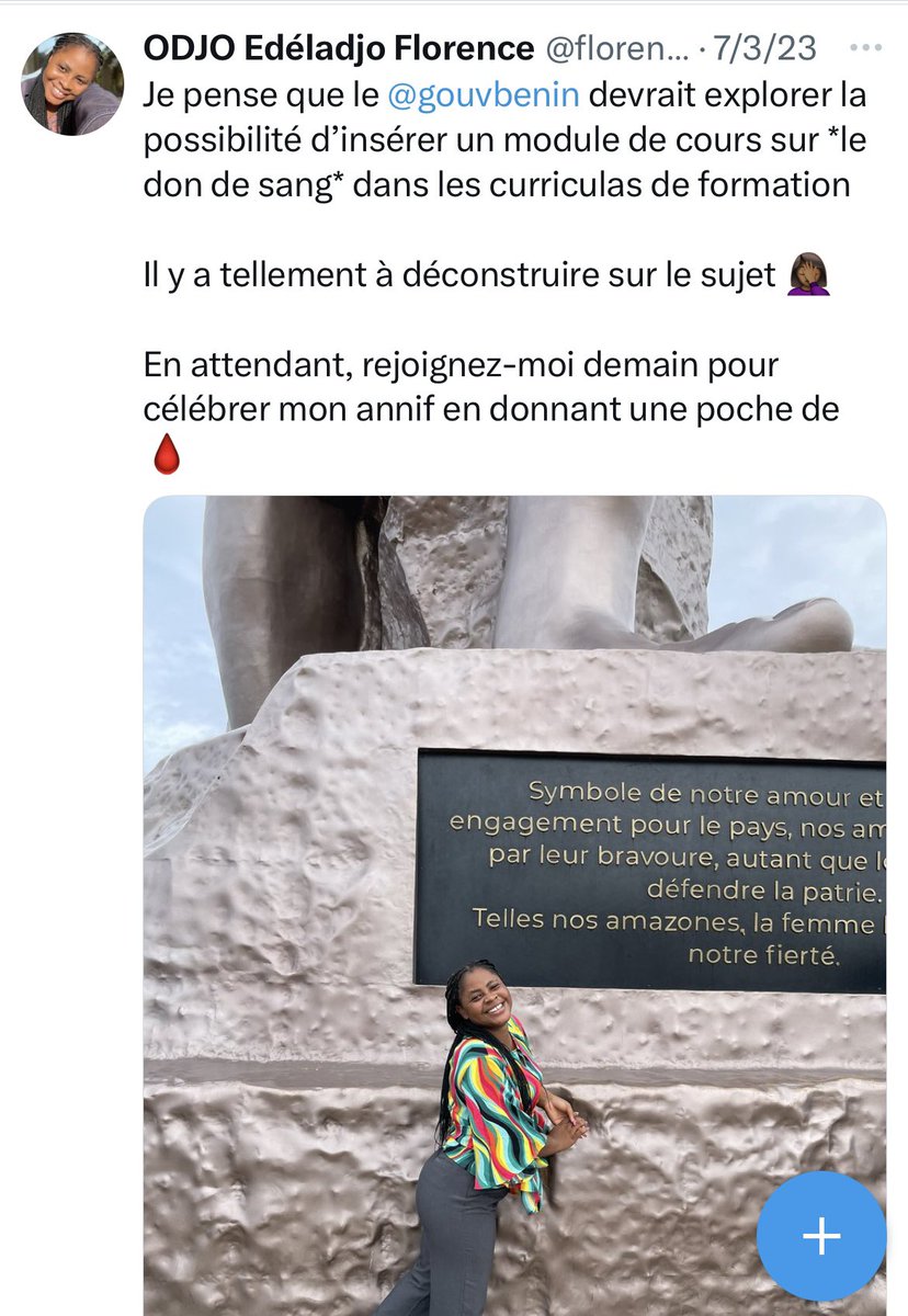 Deux ans plus tard, ce tweet reste tristement vrai.

Les fausses idées autour du don de sang empêchent encore trop de gens d’agir.

On est à J-5 de #MyBirthdayOtherwise.
Et si tu te joignais à moi pour sauver une vie ?
🩸 Inscription ici: tally.so/r/mZLqo0
#DonDeSang