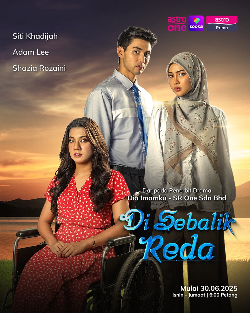 Drama Di Sebalik Reda
📌Mulai 30 Jun 2025
🗓 Isnin - Jumaat > 6 petang > Astro Ria
🎞️ Strim di Astro One, sooka
📽️[Pelakon] Adam Lee, Siti Khadijah Halim, Shazia Rozaini

myinfotaip.com/2025/05/di-seb…

#DiSebalikReda