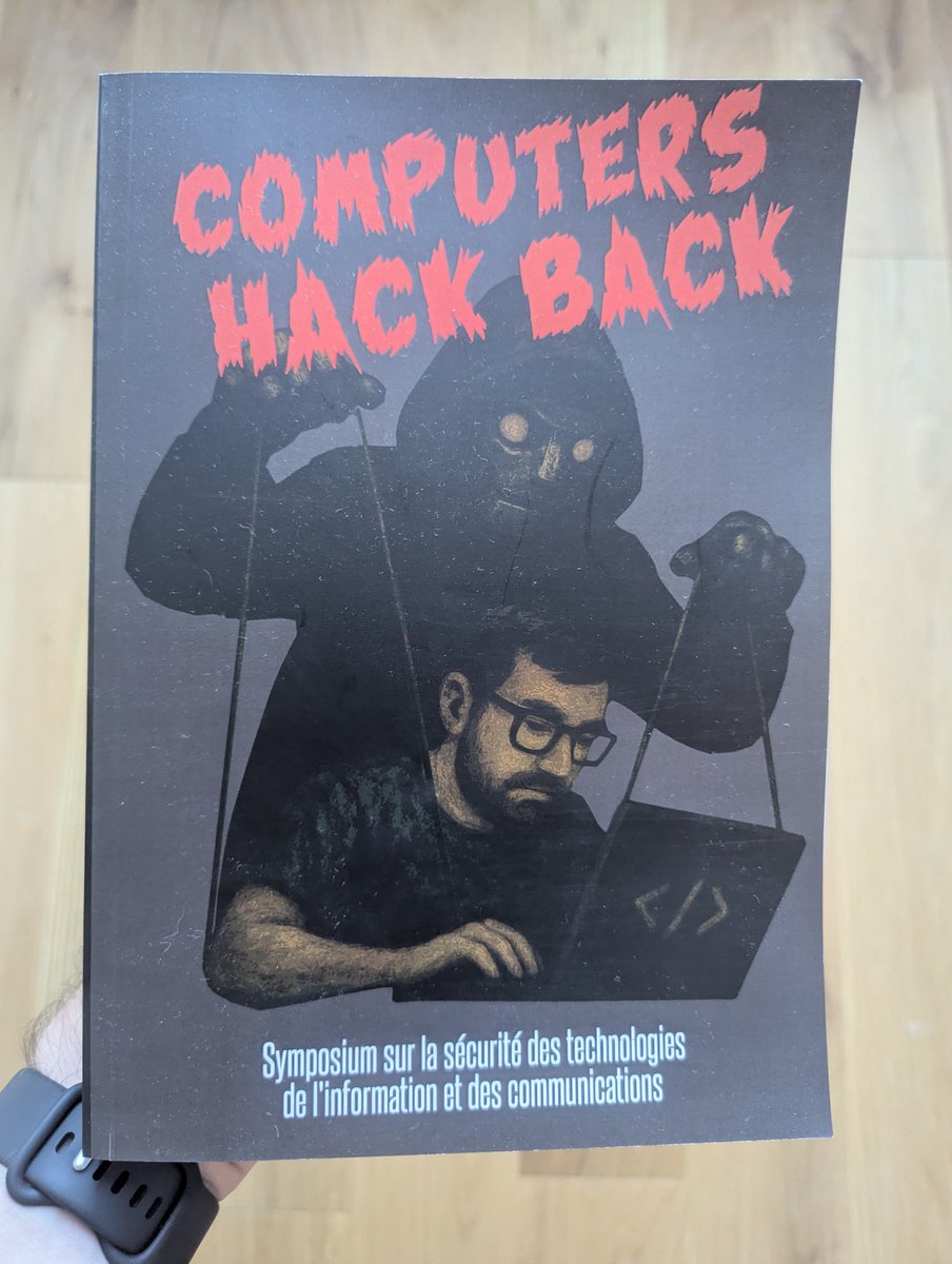 Lors du pre-#SSTIC quelqu'un m'a demandé de lui acheter un exemplaire des actes ... mais je ne sais plus qui c'est 😅

Help ?