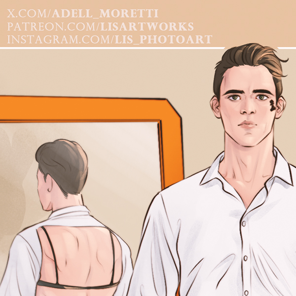 Adell_Moretti's tweet photo. 🤭🤭🤭 
(full on ptrn)
#kevinday #aftg #allforthegame #lisartworks https://t.co/jplwgZ5DTW