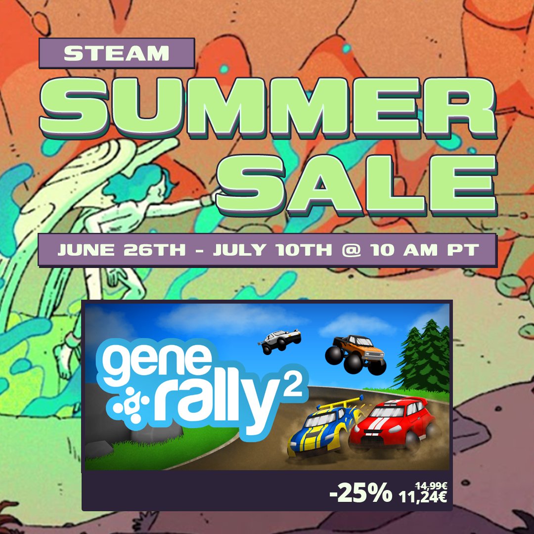 GeneRally 2 - Out Now on Steam! tweet media
