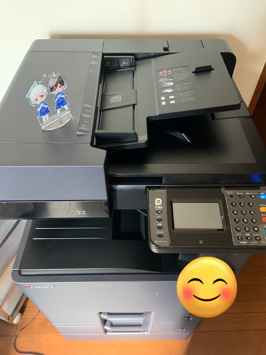 新しいコピー機が来ました〜‼️ピカピカ✨大切に使います💖