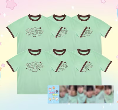 NCT WISH エバーランド Tシャツ 特典 トレカ リク 2024 ゲーム・おもちゃ・グッズ NCT WISH エバーランド EVERLAND T