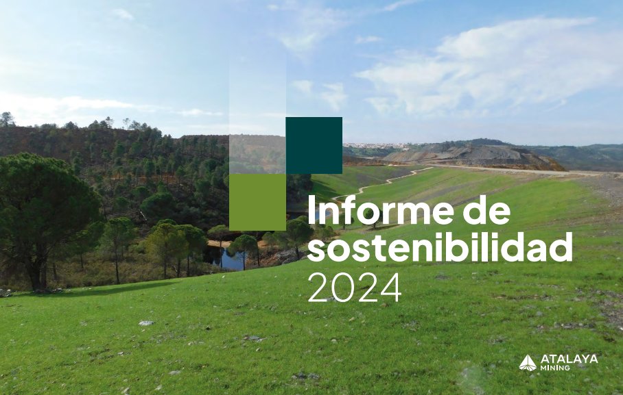 Atalaya Riotinto (@atalayariotinto) on Twitter photo 🌍Atalaya presenta en Museo Vázquez Díaz de <a href="/AytoNerva/">Ayuntamiento Nerva</a> su Informe de Sostenibilidad 2024 con avances clave: bit.ly/AtalayaSost
🔺 Mejora de la calidad del agua en la cuenca del Odiel
🔺 Un 18,5% menos de consumo de agua fresca
🔺 Disminución del 3,9 % en emisiones 🌍Atalaya presenta en Museo Vázquez Díaz de <a href="/AytoNerva/">Ayuntamiento Nerva</a> su Informe de Sostenibilidad 2024 con avances clave: bit.ly/AtalayaSost
🔺 Mejora de la calidad del agua en la cuenca del Odiel
🔺 Un 18,5% menos de consumo de agua fresca
🔺 Disminución del 3,9 % en emisiones