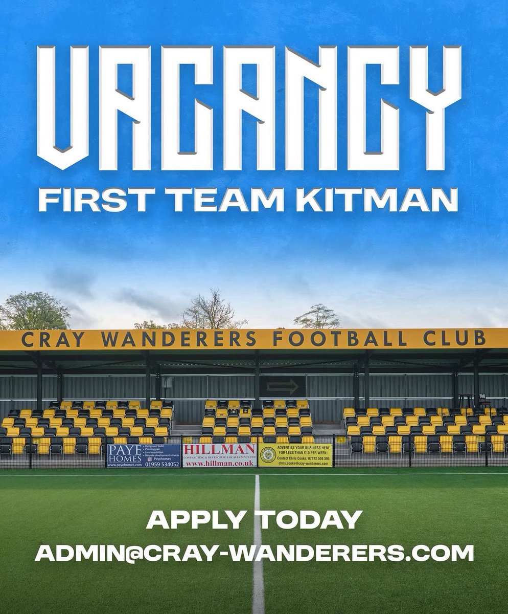 STILL OPEN VACANCY DM FOR INFO