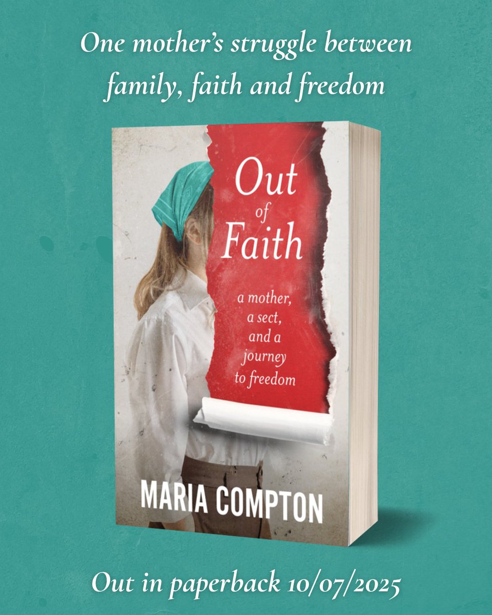 BlinkPublishing's tweet image. Out of Faith by Maria Compton is the incredible true story of one mother, born and raised in the Plymouth Brethren Christian Church, who did the unthinkable and left her church to find her freedom. 

geni.us/OutOfFaith