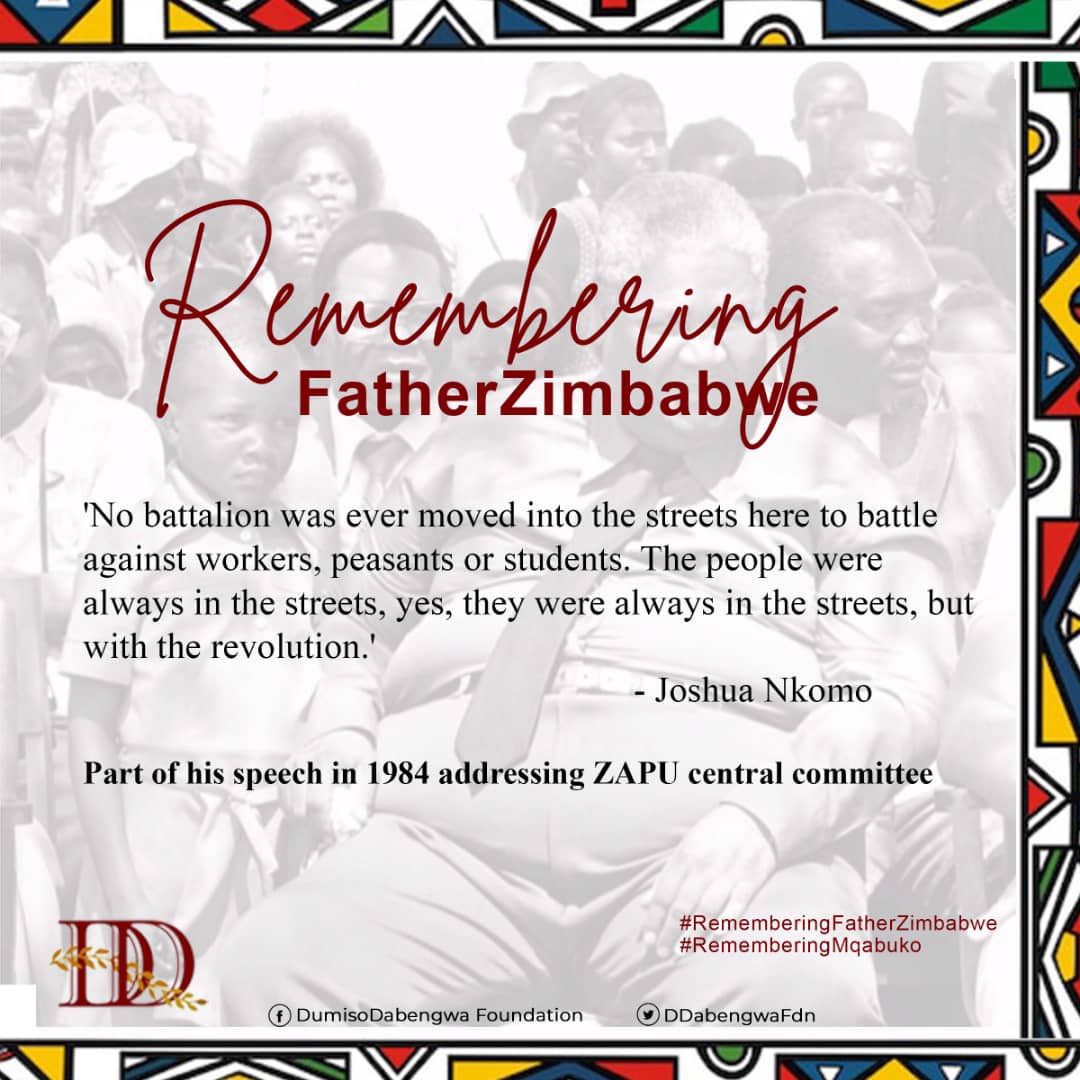 #RememberingFatherZimbabwe