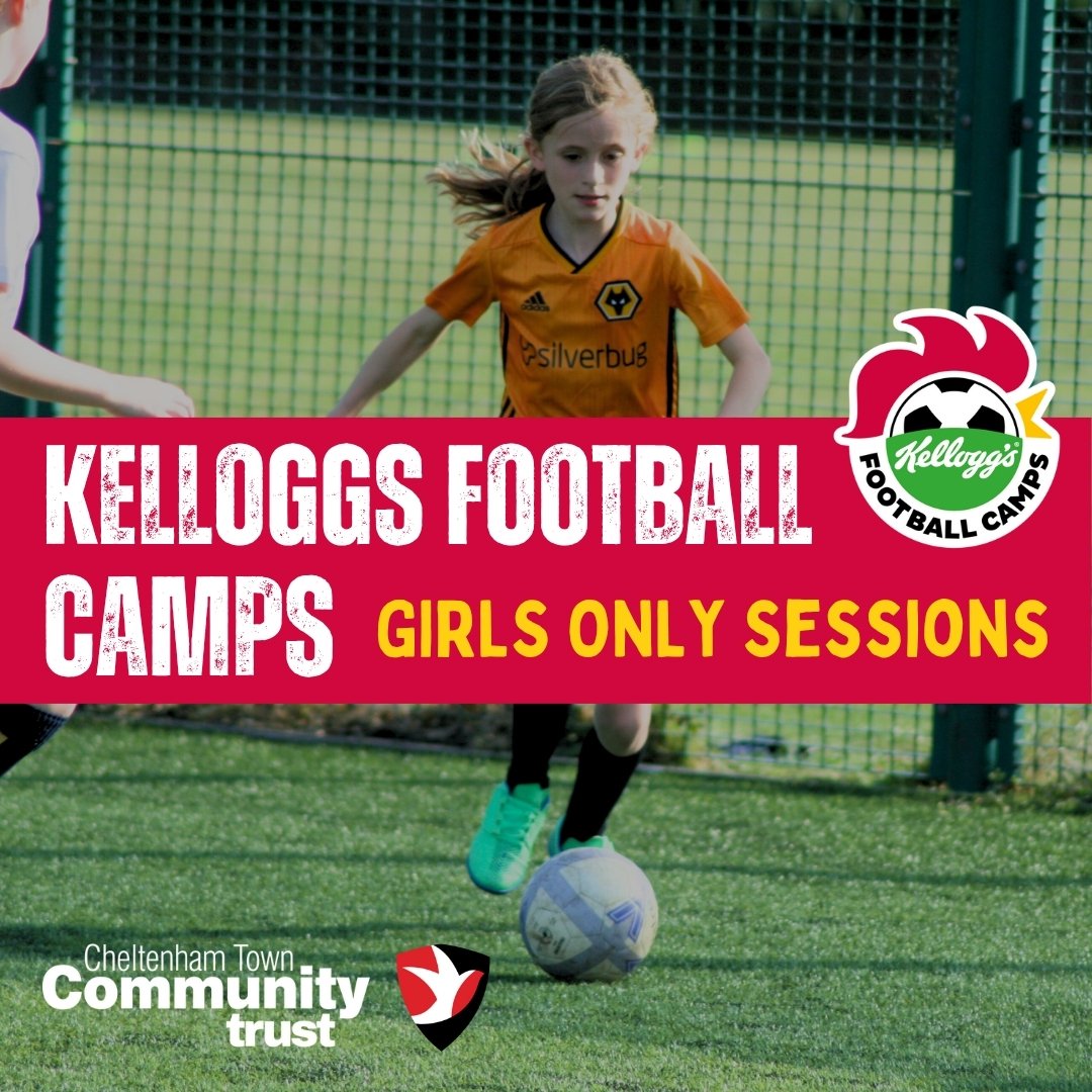 ⚽ Girls Only Football is back this summer! For girls aged 6 - 13 to build skills, confidence &amp; have fun! 🙌

📍 St James' Primary: 24 &amp; 31 July, 5, 7, 12, 14, 19, 21, 26, 28 Aug

📍 Bishops Cleeve FC: 7 Aug

👉 Book now: officialsoccerschools.co.uk/cheltenhamtown…