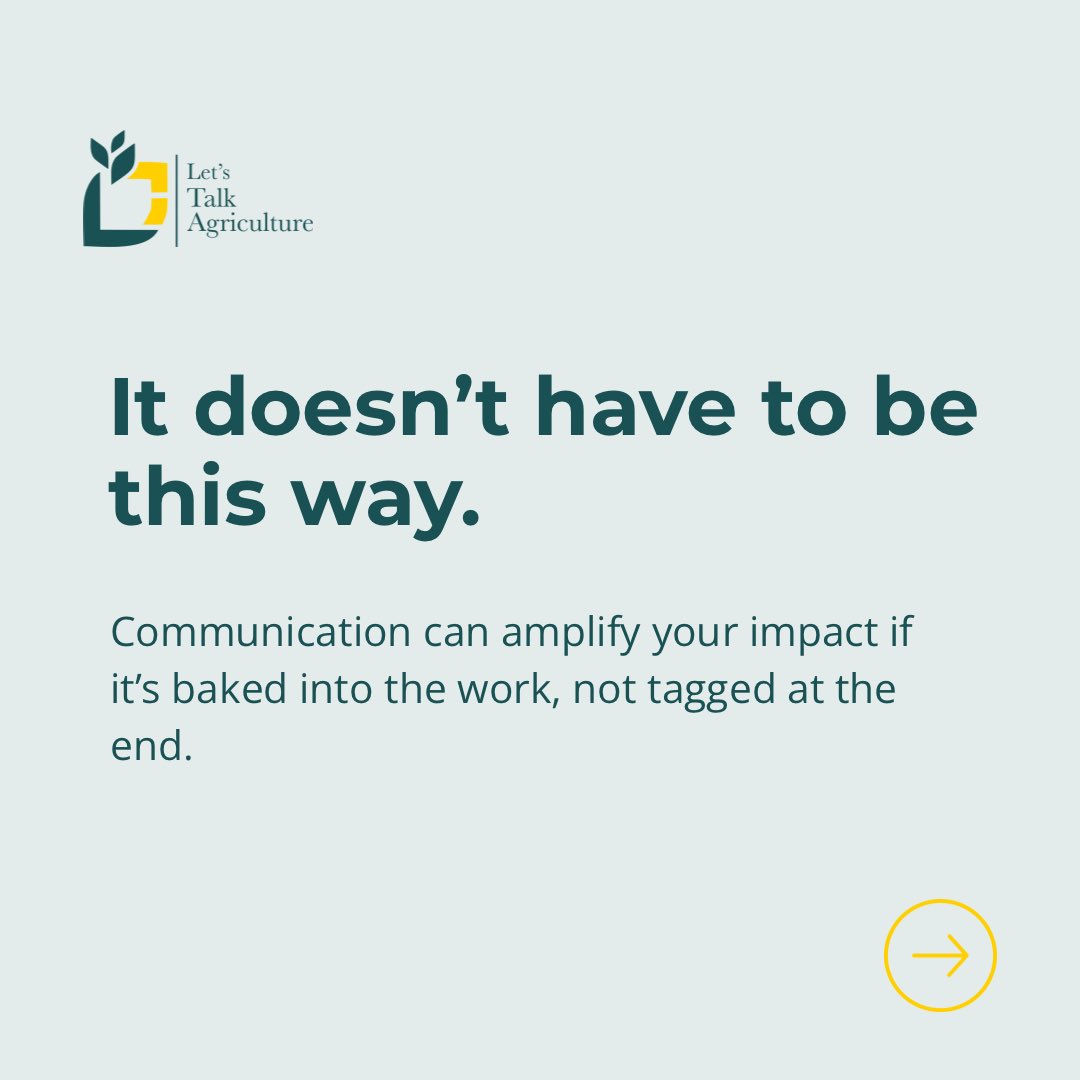 agricPR's tweet image. This carousel breaks it down — and how we help teams get it right.

📰 Subscribe to Roots &amp;amp; Reach
🎧 Listen to the podcast
💼 Need support? Let’s talk.

#DevelopmentComms  
#AgriDevelopment  
#DonorProjects  
#RootsAndReach  
#LetsTalkAgriculture