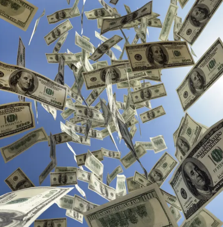 CerfiaFR's tweet photo. 🇺🇸💸 FLASH | À Détroit, un hélicoptère a LARGUÉ des milliers de dollars sur les passants. C'était le dernier vœu d’un propriétaire de lave-auto pour le jour de ses funérailles. https://t.co/ar4h3PeCZD