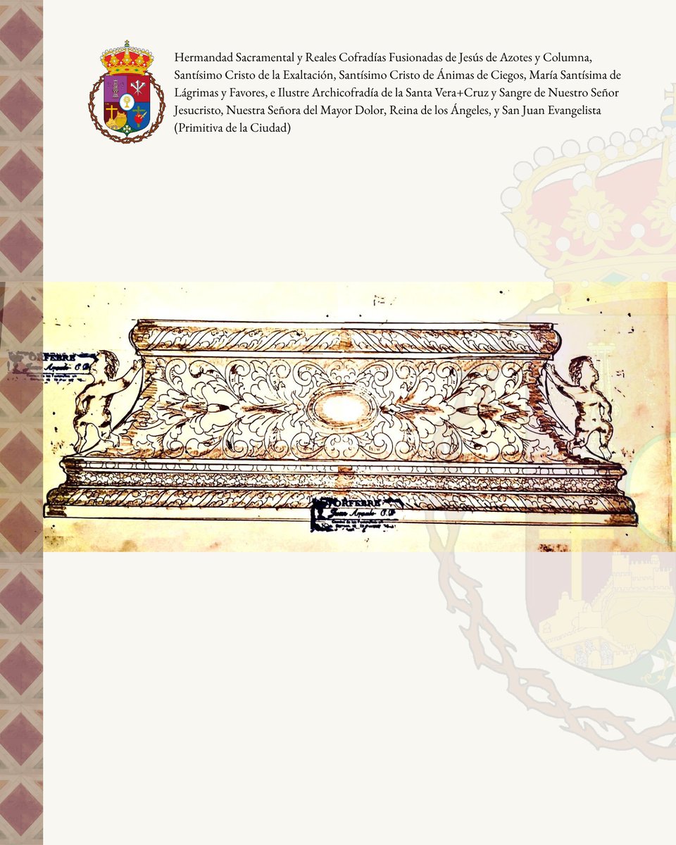 📜 OFICIAL | Proyecto de nueva peana para Jesús de Azotes y Columna.

Esta obra, que será realizada en los talleres de Juan Angulo (Lucena) bajo diseño de Pedro Angulo, sustituirá a la actual, ejecutada en madera dorada hace más de tres décadas. 

#CofradíasMLG #RCFusionadas
