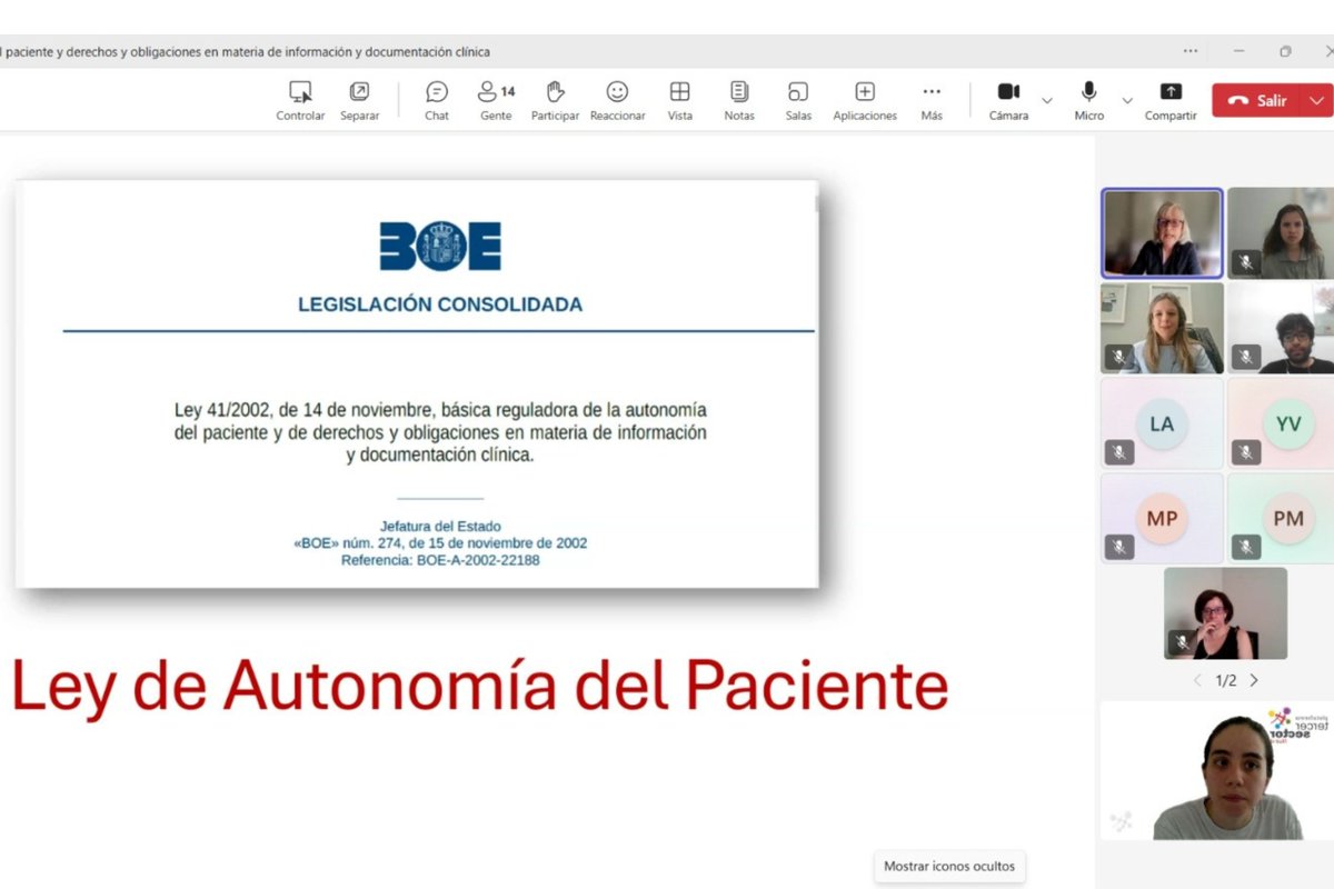 💻 La Plataforma del #TercerSectorMadrid organiza taller sobre la Ley de Autonomía del Paciente.
f.mtr.cool/bhghpdiwbf