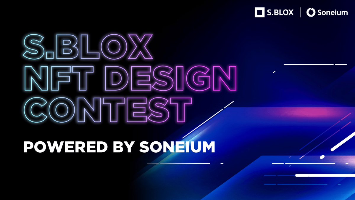 🌟 The S.BLOX NFT Design Contest has officially ended!

Huge thanks to everyone who submitted their amazing designs. Next, the Soneium team will select the top 5 designs, and starting July 7, your votes will choose the final top 3.

Stay tuned for the results—we can’t wait to