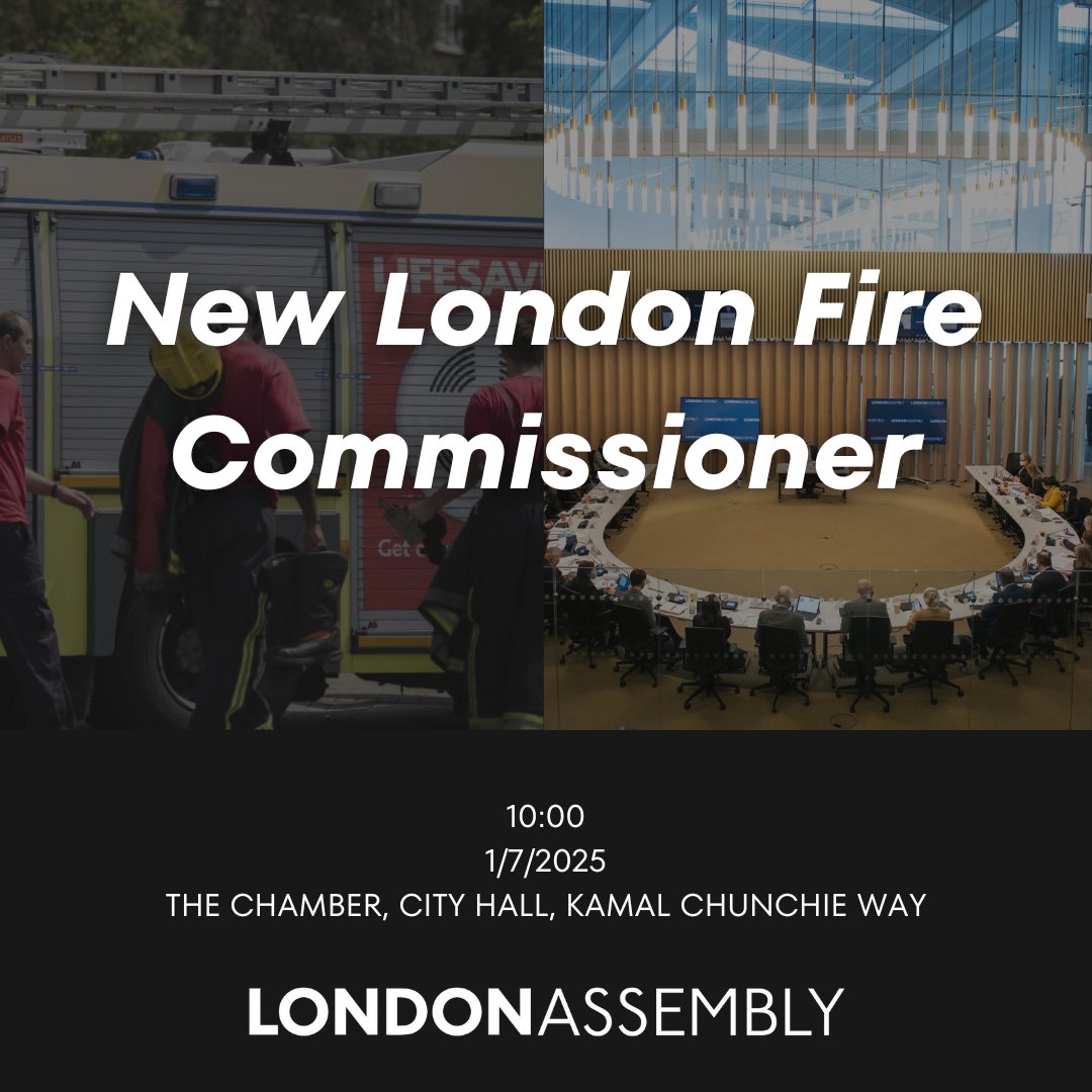 LondonAssembly's tweet image. The new @LondonFire Commissioner starts the job tomorrow. #AssemblyFire will ask the Commissioner what his plans are for the London Fire Brigade as he begins his new role. Find out more: london.gov.uk/who-we-are/wha…