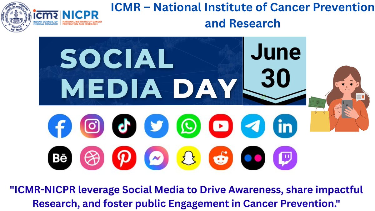 icmr_nicpr's tweet image. ICMR-NICPR leverage Social Media to Drive Awareness, share impactful Research, and foster public Engagement in Cancer Prevention.