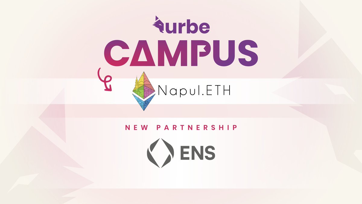 urbe.eth 🐺 (@urbeeth) on Twitter photo We’re starting the week with big news: <a href="/ENS_DAO/">ensdao.eth</a> PG Working Group is joining Urbe Campus – NapulETH edition with a generous grant.
From writing your first lines of Solidity to shipping your first Dapp. This 5-day bootcamp is all about helping new devs take their first real We’re starting the week with big news: <a href="/ENS_DAO/">ensdao.eth</a> PG Working Group is joining Urbe Campus – NapulETH edition with a generous grant.
From writing your first lines of Solidity to shipping your first Dapp. This 5-day bootcamp is all about helping new devs take their first real
