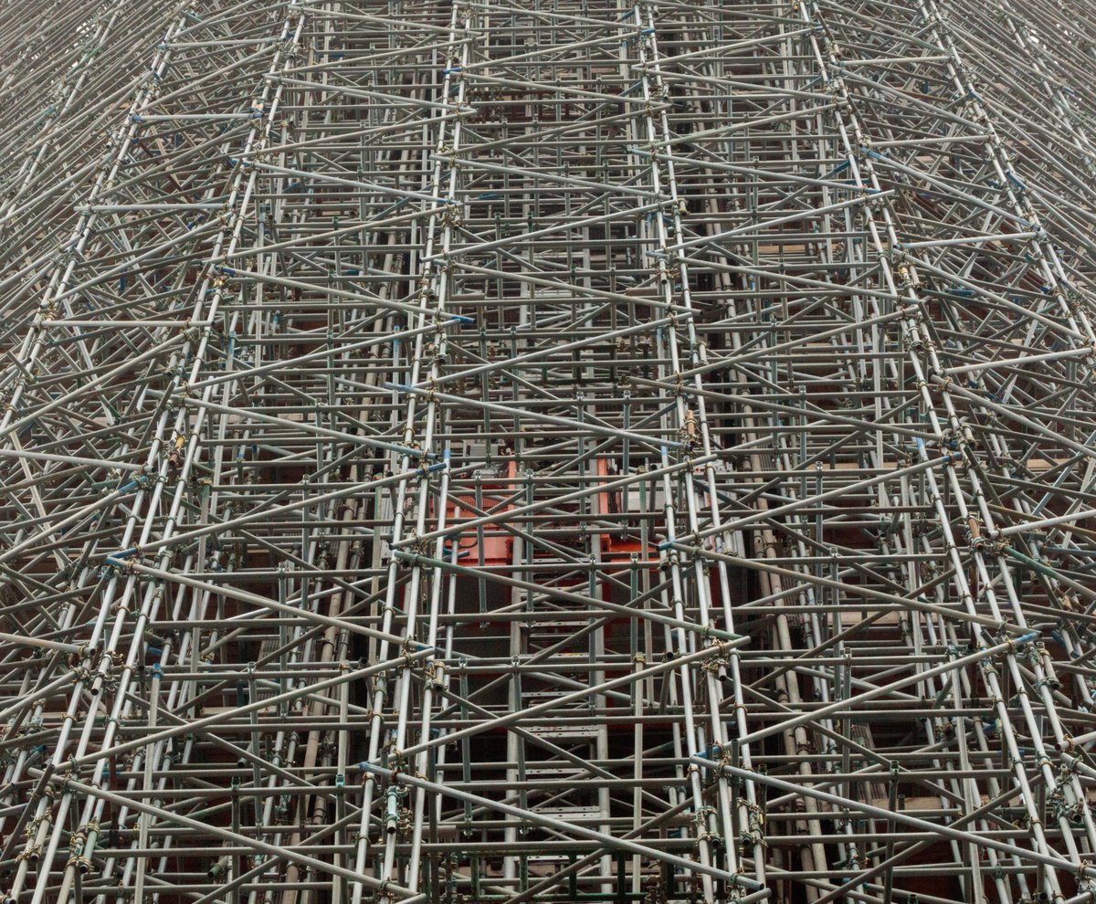 Impressive scaffolding, Imperial College, London