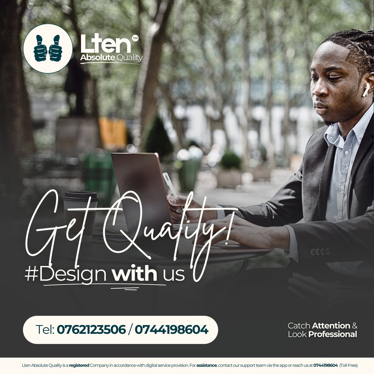 Design with us for quality graphics 👌😎 you deserve it.