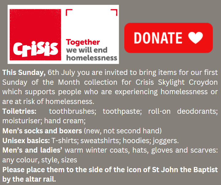 #CrisisSkylightCroydon #SupportTheHomeless
#CroydonMinster #GiveHope #SundayCollection
#FaithInAction #CommunitySupport #HomelessnessAwareness #DonateWithLove
#CharityDrive #FirstSundayCollection #HelpingOthers #ChurchOutreach
#CompassionInAction #ServeWithLove