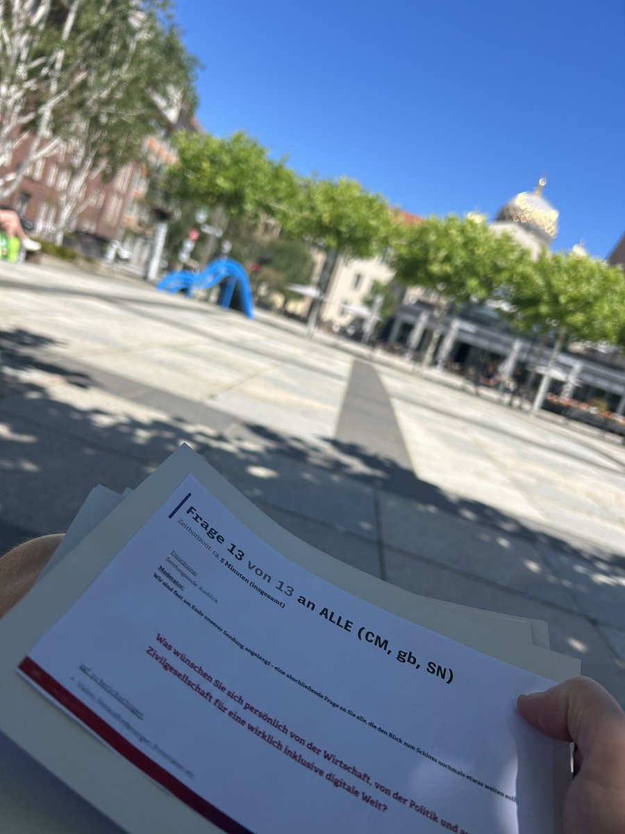 Florian Widmann (@florianwidmann) on Twitter photo Vorbereitung ☀️ ist alles. Heute wieder DAB on Air zum Barrierefreiheitsstärkungsgesetz (BFSG) auf <a href="/ALEX_berlin_de/">ALEX Berlin</a>
ab 17:30 Uhr im TV. 📺 Vorbereitung ☀️ ist alles. Heute wieder DAB on Air zum Barrierefreiheitsstärkungsgesetz (BFSG) auf <a href="/ALEX_berlin_de/">ALEX Berlin</a>
ab 17:30 Uhr im TV. 📺