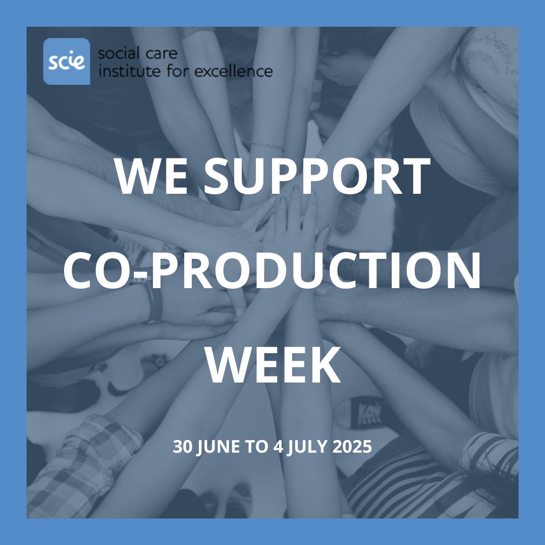 We’re proud to be supporting #CoproductionWeek – <a href="/SCIE_socialcare/">SCIE</a> annual celebration of the power of co-production to design and develop better ways of doing things in social care.

Get involved: scie.org.uk/co-production/…

#CoProWeek2025#InnovationThroughCoproduction