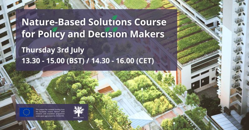 🌿 This Thursday: Join our training on Nature-based Solutions! Learn how NBS can boost inclusion &amp; climate-neutrality in cities. 
Open to policy-makers, urban pros &amp; curious minds.
🏅 Includes Certificate of Attendance.
👉 Register now: lnkd.in/esuD4DzB