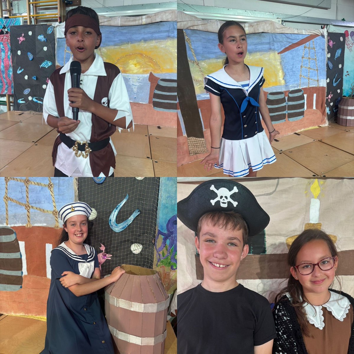 Year 6 have tried on some of their costumes today and continue to work hard during rehearsals ready for their performance 🎭 
They are doing fantastically 👏