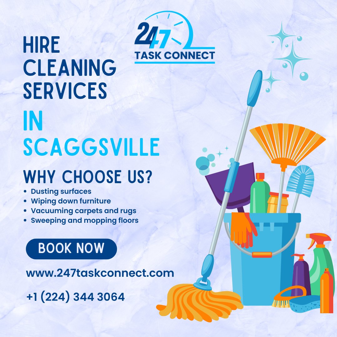 task_247's tweet image. 📞 Call Now: +1 (224) 344 3064
247taskconnect.com/hire-cleaner-i…
🧼Looking for a Reliable Cleaner in Scaggsville?
🏠 Home &amp;amp; Apartment Cleaning
🏢 Office &amp;amp; Commercial Cleaning
#ScaggsvilleCleaningService #247TaskConnect #HomeCleaning #OfficeCleaning #MoveOutClean #DeepCleaningExperts #Local