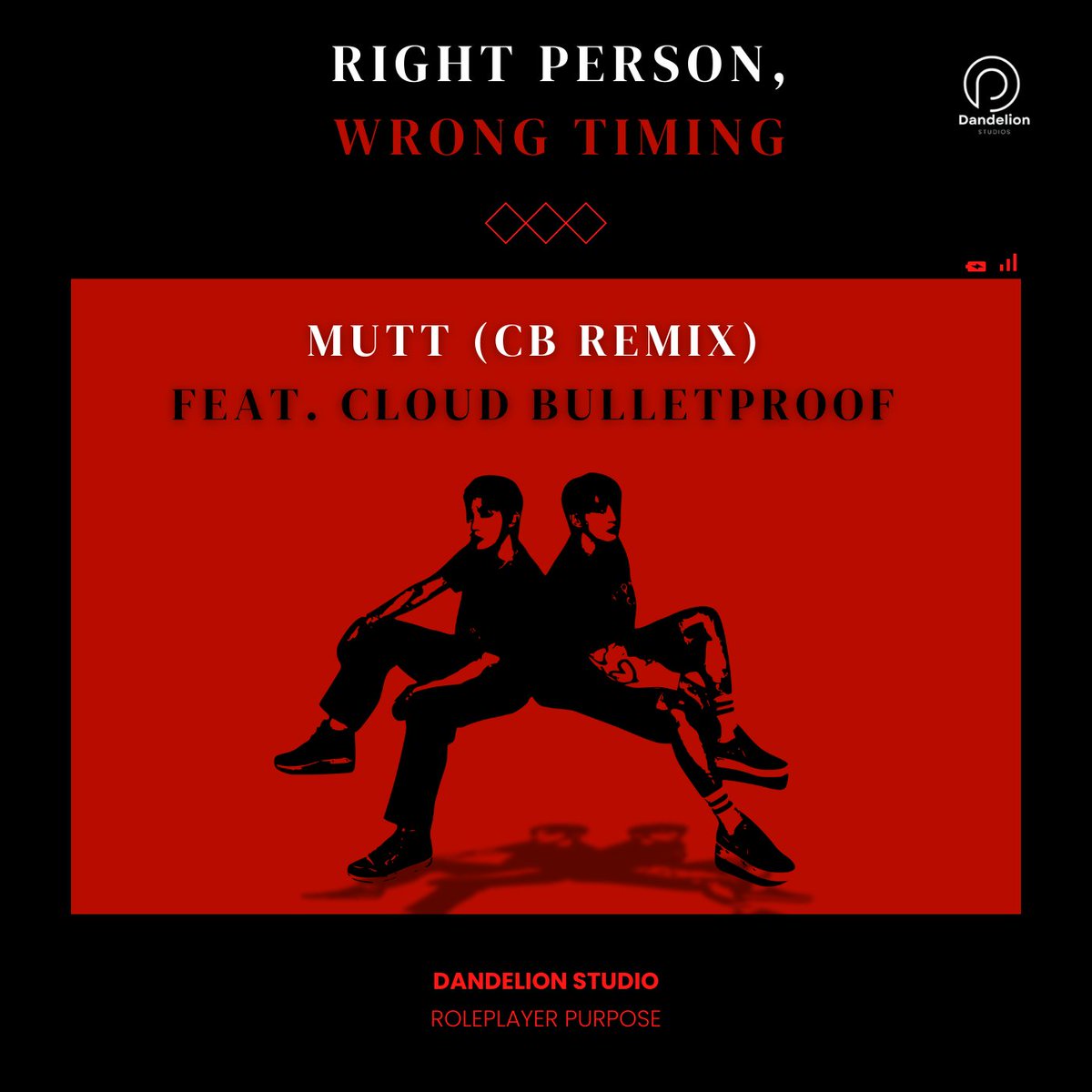 DandelionSt_ofc's tweet photo. ㅤㅤ
🎞️ Track 05 — “MUTT (CB Remix)” (feat. Cloud Bulletproof)
⚡ 𝘛𝘳𝘢𝘤𝘬 05
“𝘔𝘜𝘛𝘛” (Remix) is chaos personified — YUDHA and CLOUD BULLETPROOF (@jhopa) confront love’s ugliest truths in 808s and distortion.
📎 https://t.co/wH47aTx75R
#MUTT
#YUDHAXCLOUD
#RPWT
ㅤㅤ https://t.co/gNYSmSD8UU