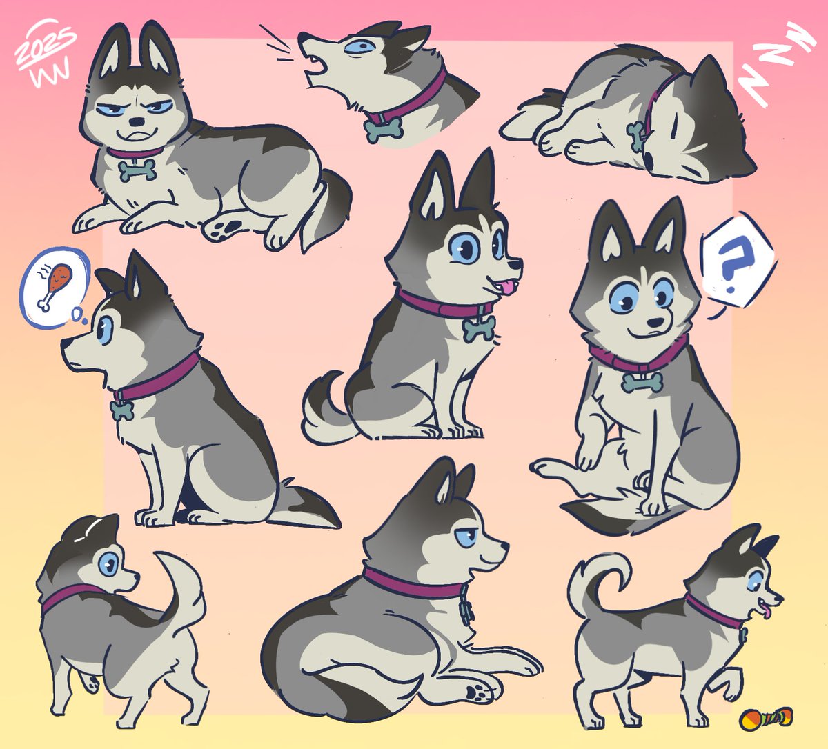 Its_Ghostii's tweet image. TAMY the husky