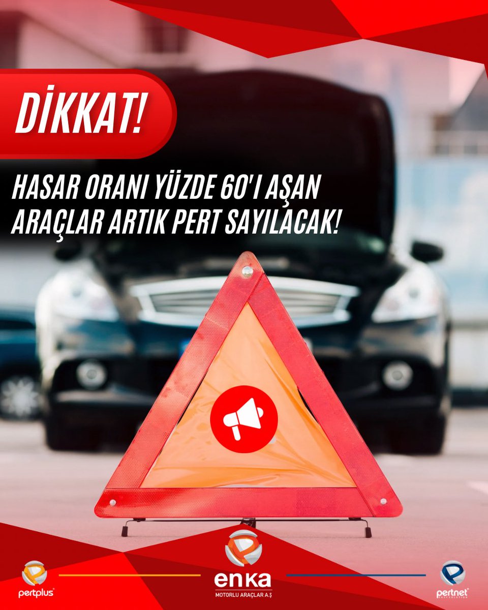 Kasko ve trafik sigortalarında önemli değişiklikler 1 Temmuz tarihinden itibaren yürürlüğe giriyor! 📢

Yeni düzenlemeye göre, bir aracın kaza sonrası onarım maliyetleri piyasa değerinin %60'ını geçerse, araç "ağır hasarlı" sayılacak. 📢