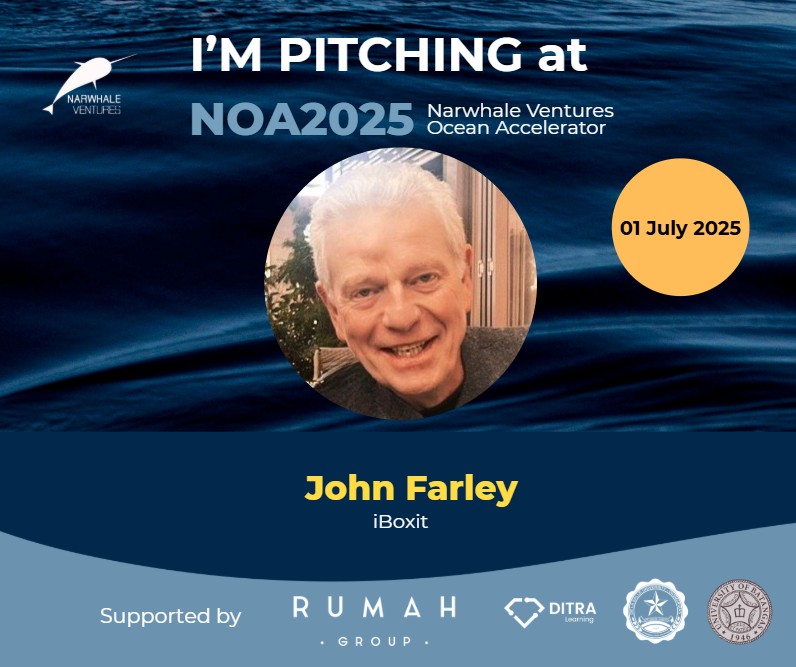 Excited to share that we'll be pitching our startup on 01/07/25 as part of Narwhale Ventures / 10power9 Ocean Accelerator’s Pitch Day.

We’re one of several bold startups tackling real challenges in ocean sustainability.

narwhale.ventures/noa_pitch_day/