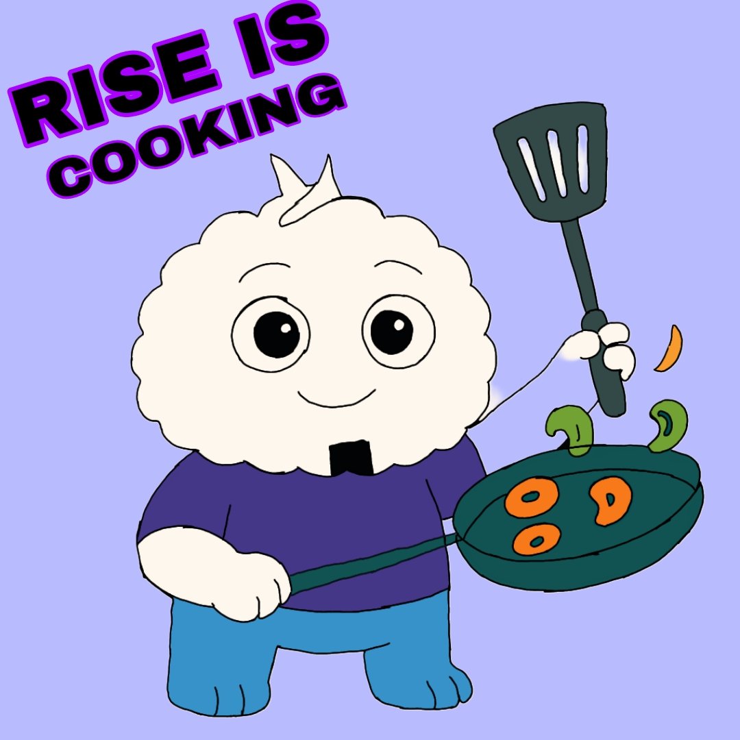 aRISE guys 
Start new week with new things and cooking something 
<a href="/rise_chain/">RISE</a> <a href="/0xxenonicle/">thaiji 🍚⛓️</a> <a href="/pxrry2689/">Toofnub 🍚⛓️</a> <a href="/balaram0x/">Balaram (dumb/acc) 🍚⛓️ (🔴,💊) (✧ᴗ✧)</a> <a href="/denji721/">𝐃ᵉⁿʲⁱ 🍚 ⛓</a>