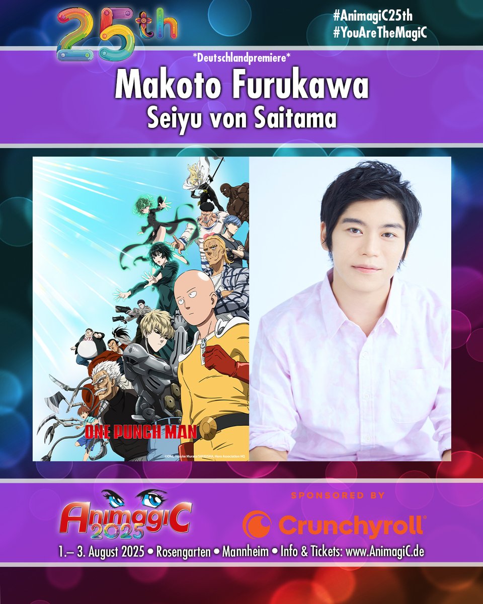 ワンパンマン」が「AnimagiC 2025」に参加👊 スペシャルゲスト