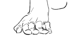 畫到一半發現自己好像不小心把畫腳時用的邏輯套到手上了 