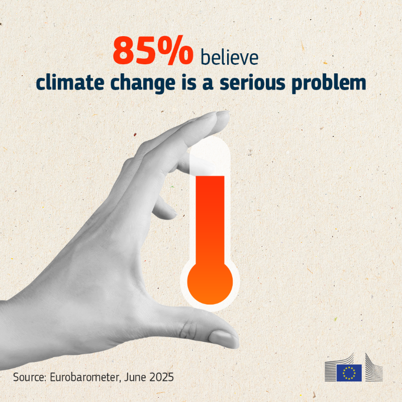 EU_Commission's tweet photo. European citizens want the EU to continue leading with ambition to mitigate climate change.

We are rising to the challenge, working with EU countries to build a greener, more resilient Europe for all.

Together, we can turn Europe’s clean energy transition into a success story.