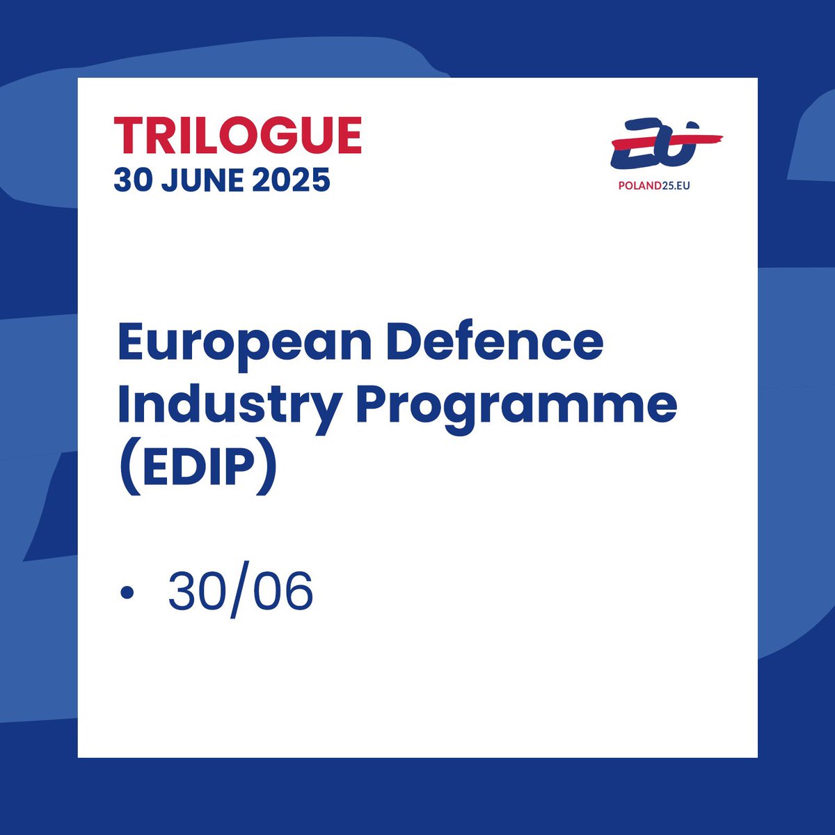 PLintheEU's tweet image. Agenda for the upcoming trilogues⬇️

#Poland25eu